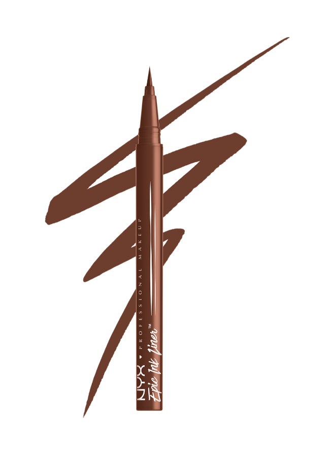 Epic Ink Liner, Waterproof Liquid Eyeliner - Graham Cracker, Vegan Formula, Intense Pigment - image 5