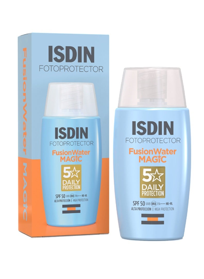 Fotoprotector Fusion Water Magic 50 MLHydrates the Skin