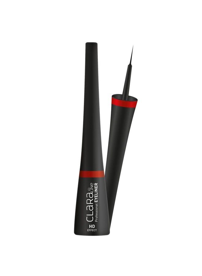 Waterproof Eyeliner Pen | Paraben-Free | Cruelty Free | Long Lasting 14 Hour Wear | Quick Drying | Easy to Apply | Highly Pigmented | Smudge-Proof | Fine tip applicator | Sharp Black