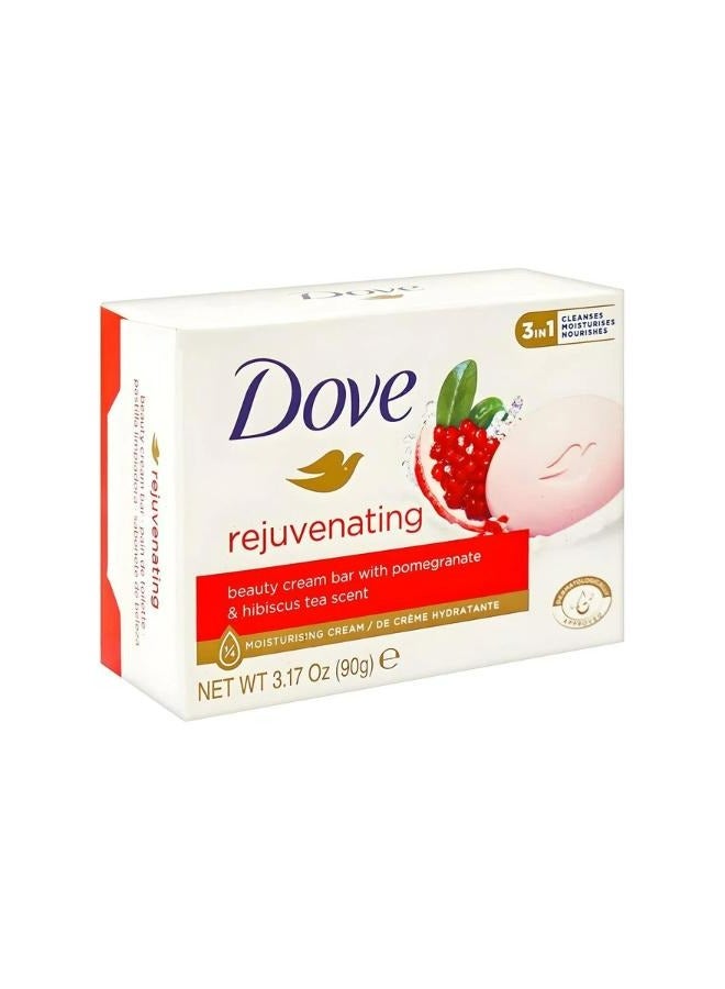 Rejuvenating Beauty Soap Bar With pomegranate And Hibiscus Tea Scent 90 g