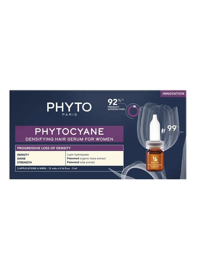 Phytocyane Densifying Hair Serum For Women 12pcs - 5ml