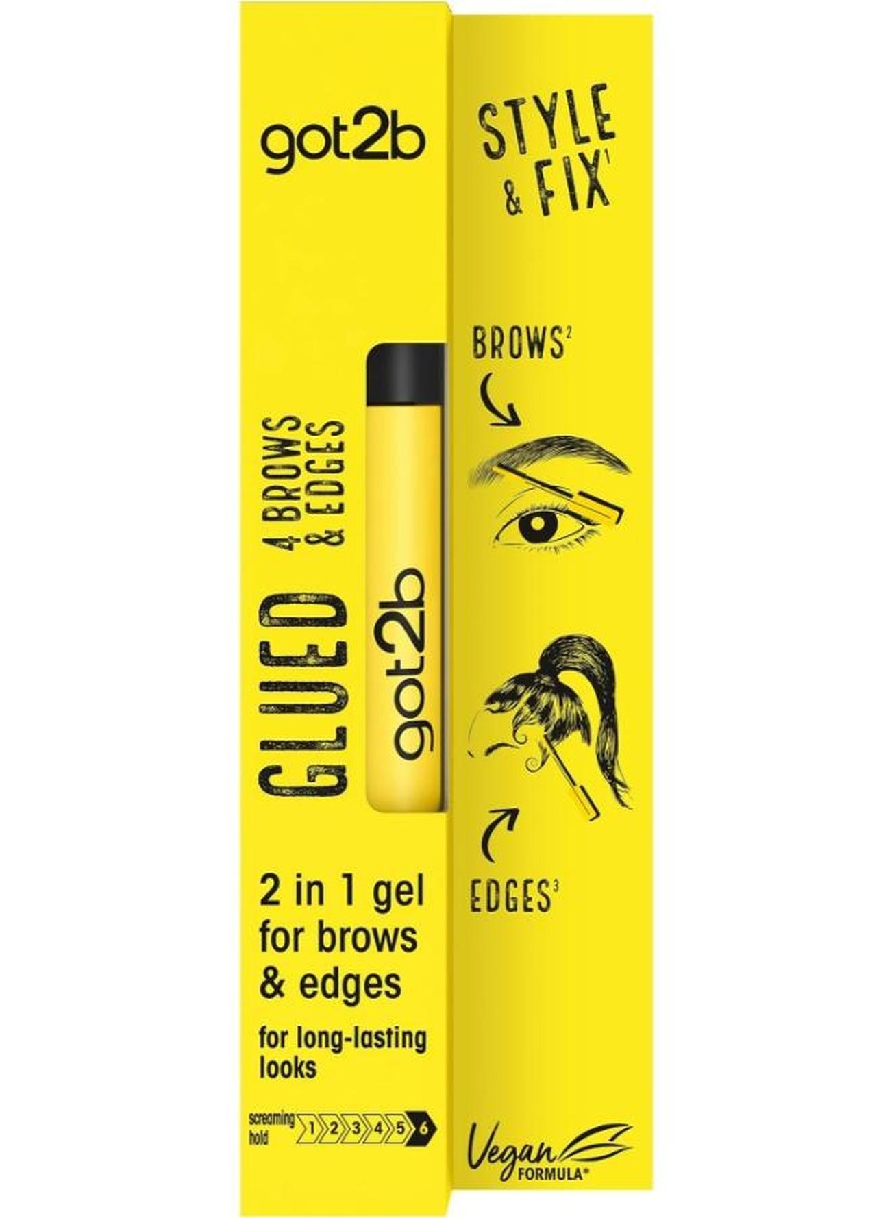 Glued For Brows And Edges 2 in 1 Wand Eyebrow Gel 16 ml