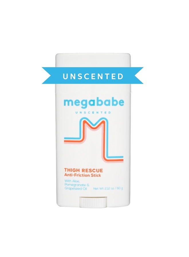 Thigh Rescue Anti-Chafe Stick | Prevents Skin Chafe & Irritation | Thighs, arms, bra-lines & more | 2.12oz - Unscented