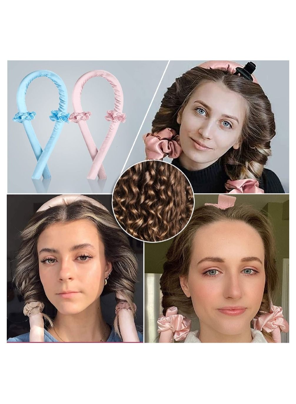 Heatless Curlers Hair Roller Set