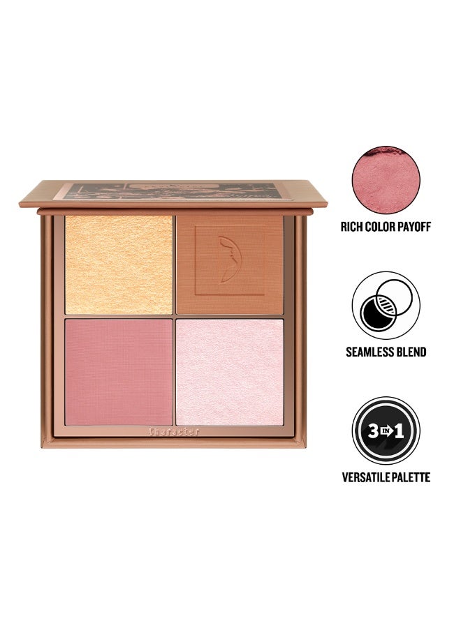 Character 4 Color Blush & Highlighter Palette