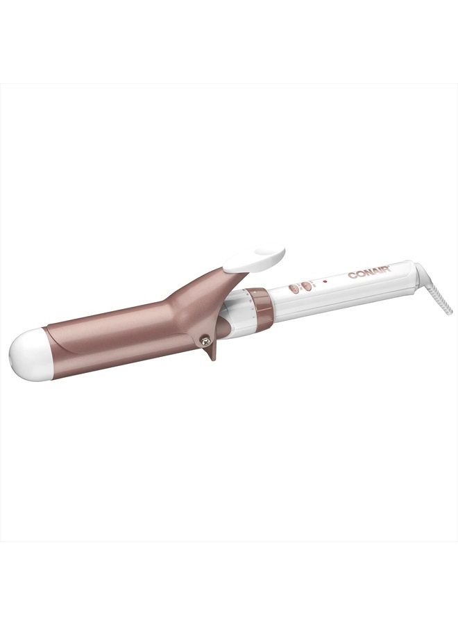 Double Ceramic 1 1/2-Inch Curling Iron, 1 ½ inch barrel produces soft waves – for use on medium and long hair