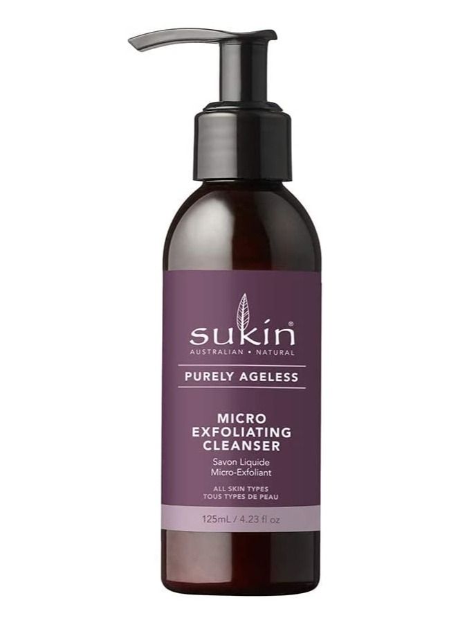 Sukin Purely Ageless Micro Exfoliating Cleanser, 125 ml