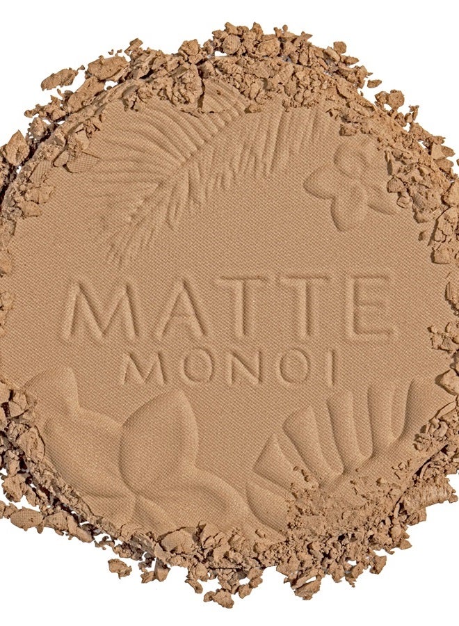 Matte Monoi Butter Bronzer Matte Bronzer Powder Face Makeup, Dermatologist Tested, Bronzer