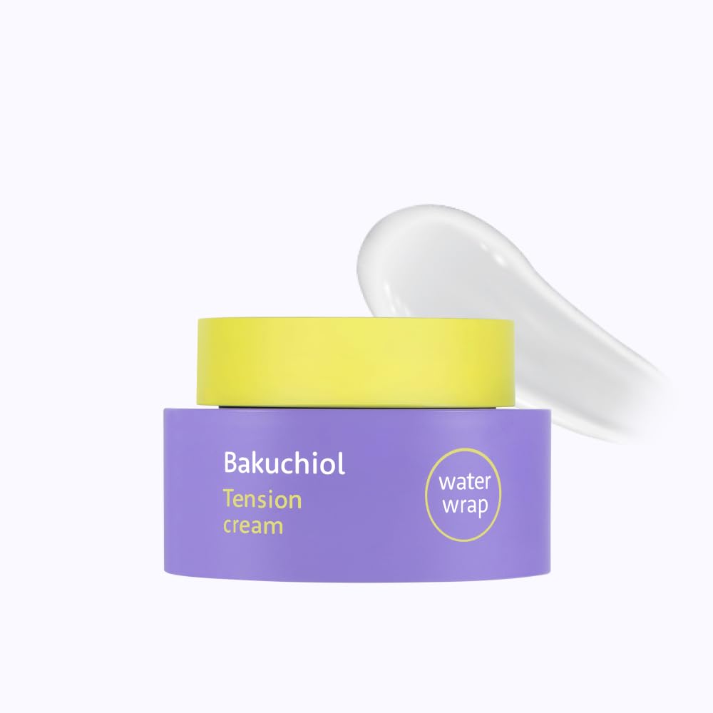 CHARMZONE Bakuchiol WaterWrap Tension Cream â€“ Korean Skincare Retinol Alternative with 99% Bakuchiol, Pore Refining, 8-Layer Hyaluronic Acid for Firming, Anti-Aging, Hydration (1.69 fl. oz / 50 ml)