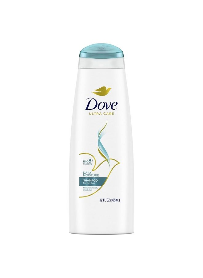 Ultra Care Shampoo Daily Moisture for Dry Hair Shampoo with Bio-Restore Complex 12 oz