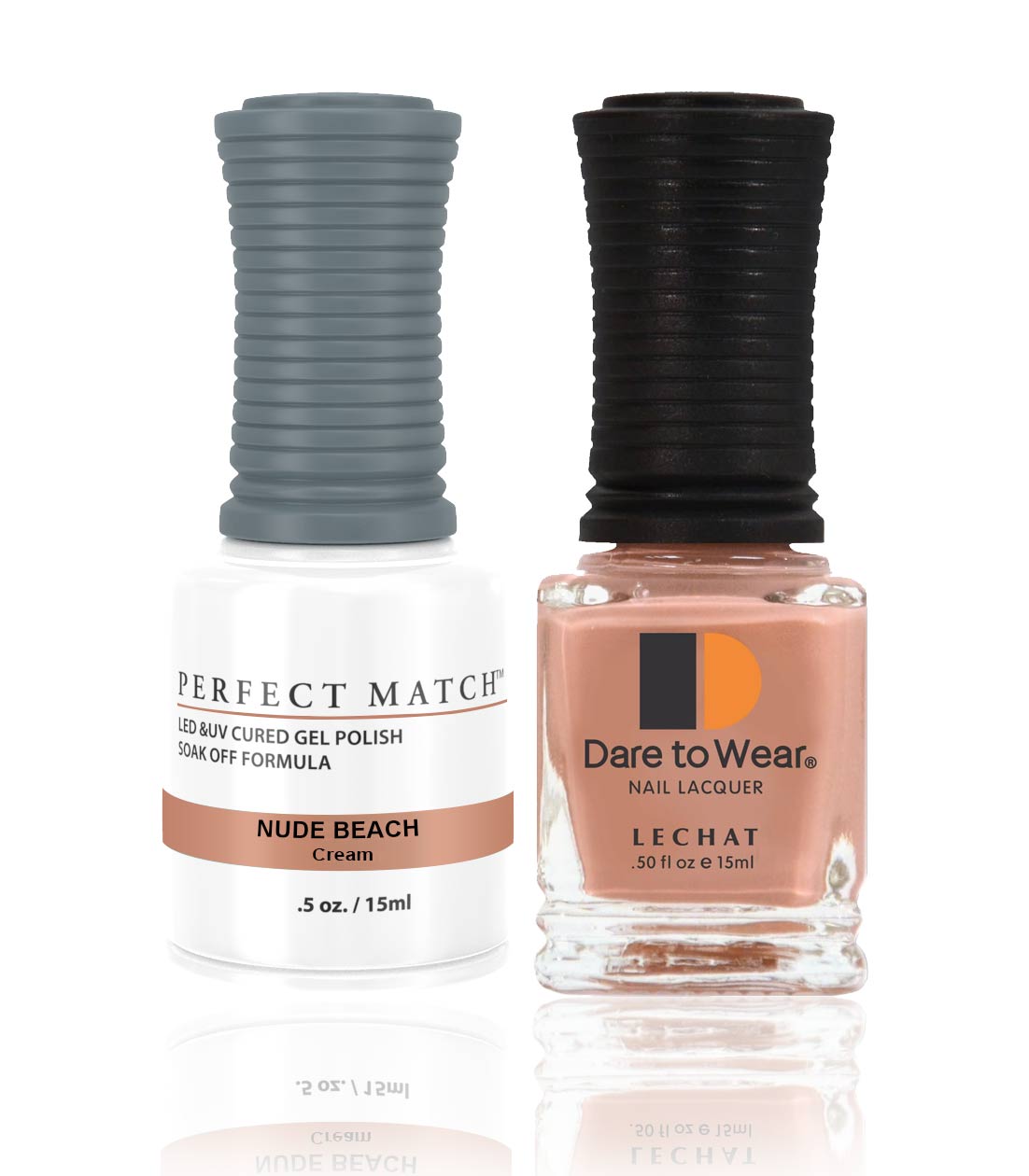 Perfect Match Gel Nail Polish 15ml Soak Off Long Lasting High Shine UV LED Gel Non Toxic Easy Application Wide Color Range for Manicure and Pedicure  Nude Beach PMS177