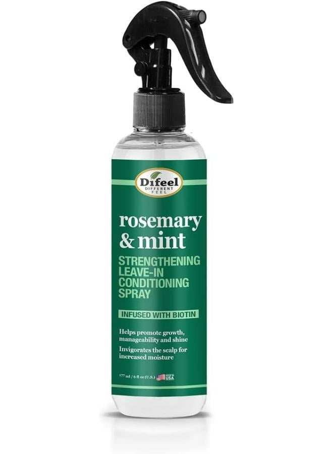 Rosemary Mint Strengthening Leave-In Conditioning Spray with Biotin 177 ML