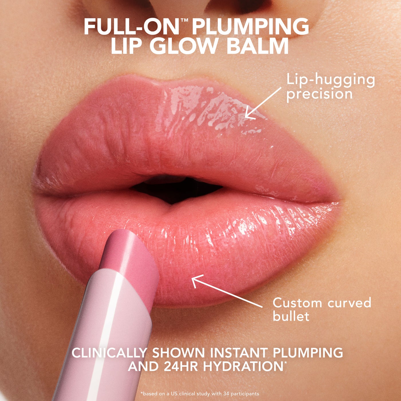 FULL-ON™ PLUMPING LIP GLOW BALM - Peach Smoothie - image 7
