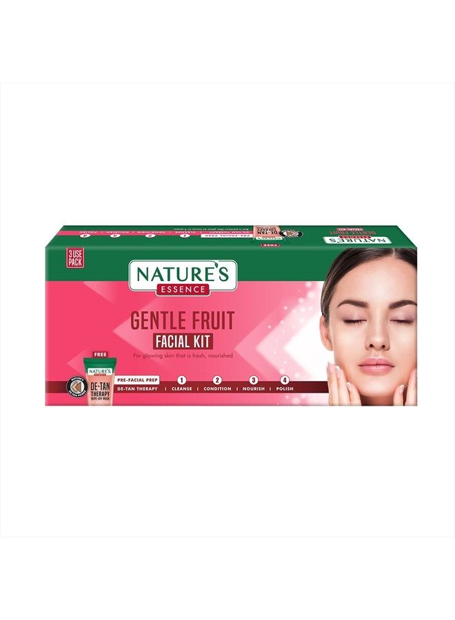Nature's Essence Gentle Fruit Facial Kit (45Grams+30ML)
