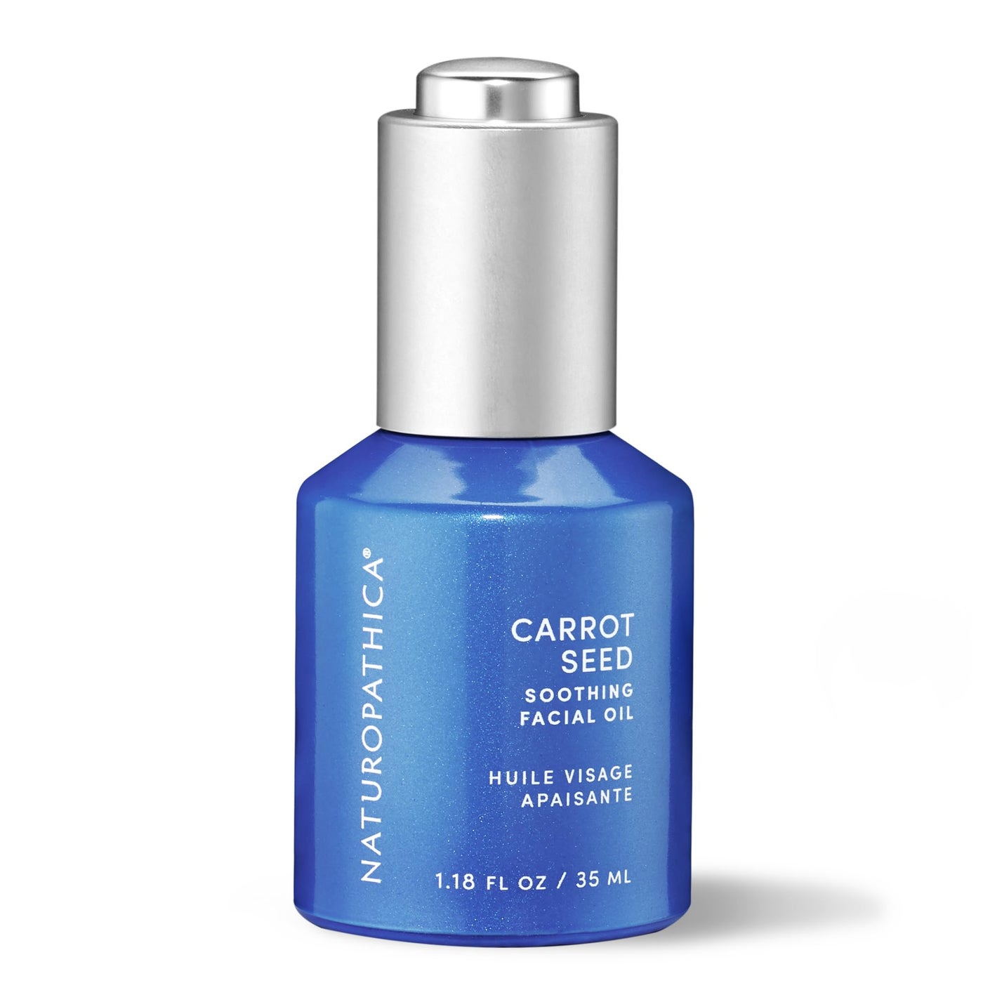 Naturopathica Carrot Seed Soothing Facial Oil, Rejuvenating Face Oil to Help Prevent Redness & Protect Skin, Hydrating Antioxidant Oil for Face, 1.18 fl oz