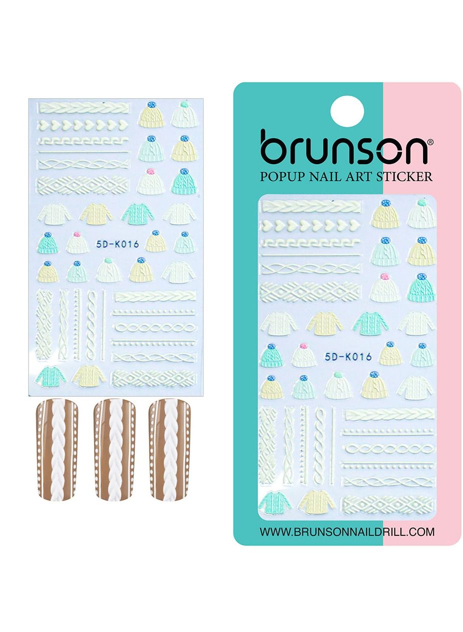Nail Art Stickers Graffiti Fun Abstract Nail Decals 5D Self Adhesive Abstract Lady Face Rose Leaf Nail Design Manicure Tips Nail Decoration for Women Girls Kids