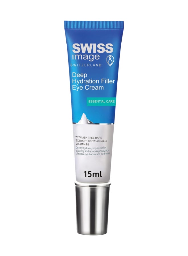 Eye Cream for Deep Hydration with Niacinamide 15 ml Reduces Dark Circles, Puffiness & Fine Lines Brightens & Firms Delicate Under-Eye Area For All Skin Types Swiss Made