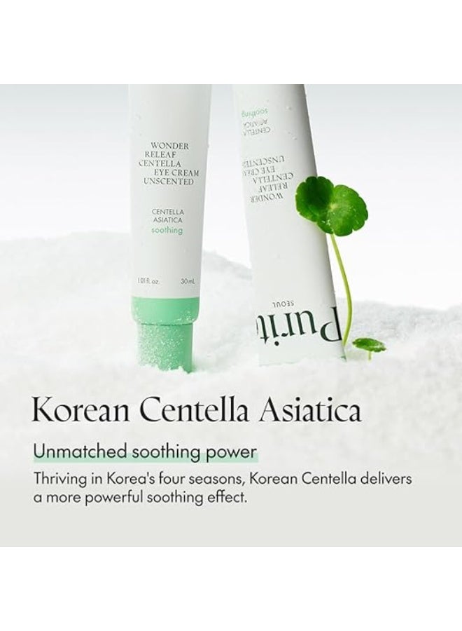 PURITO Seoul Wonder Releaf Centella Eye Cream Unscented Fragrance-Free for Sensitive Skin 30ml - image 4