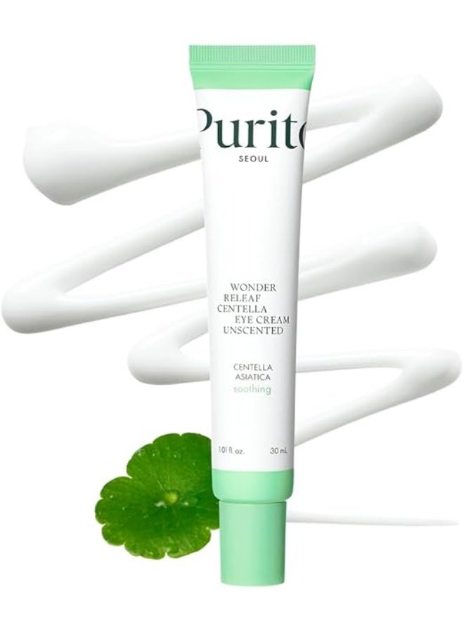 PURITO Seoul Wonder Releaf Centella Eye Cream Unscented Fragrance-Free for Sensitive Skin 30ml