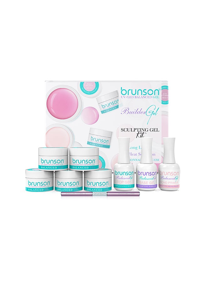 Long-Lasting Sculpting Gel Nail Extension Kit Bsgsk