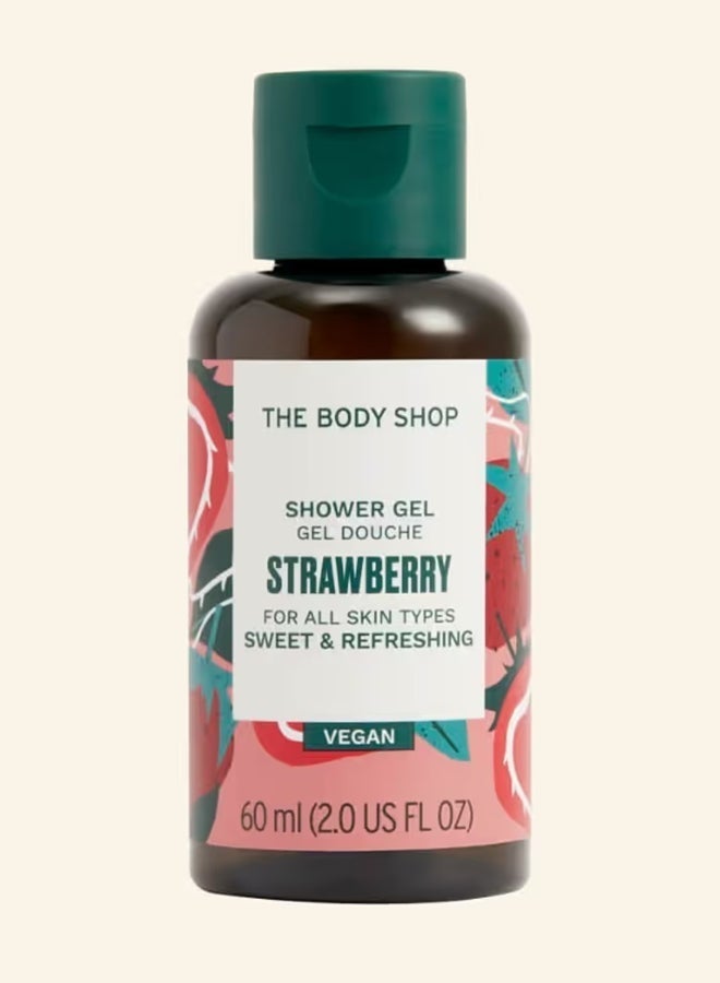 Strawberry Treats Gift Set – Shower Gel (60 Ml) And Body Butter (50 Ml) – Juicy Strawberry Scent, Gentle Daily Cleanser And Deep Nourishing Hydration For Soft Skin. - image 2
