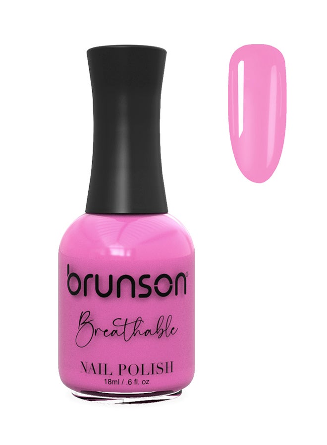 Breathable Nail Polish Halal nail polish Wudu friendly Quick-Dry Vegan long lasting but easy peel off   18ml BH158