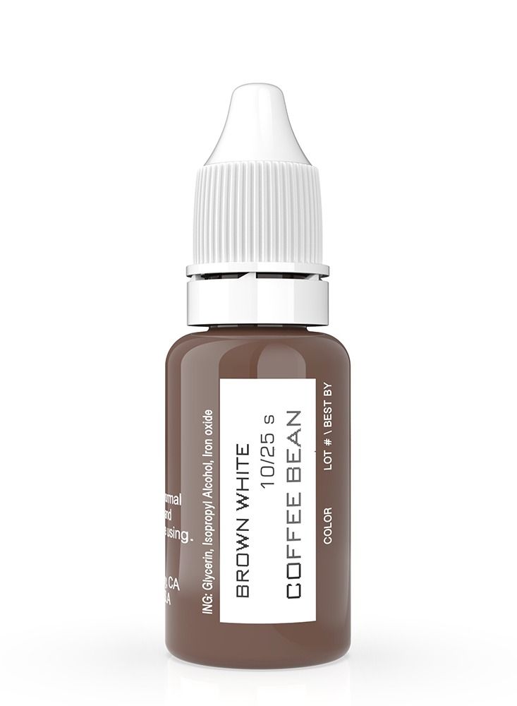 Eyebrow Pigment For Eyebrows Brows Micro pigments Microblading pigments PMU Machine Use Medical Grade No Mixing eyebrow pigment for shading For Professionals Only 15ml Coffee Bean