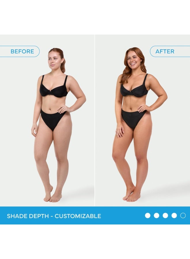 Self Tanning Foam One Hour Express 200ml | Fast-Developing 1 Hour Wash-Off Self Tan Mousse | Customisable Streak-Free Sunless Tanning Foam for Light Medium Dark Results | Vegan Self Tanner - image 4