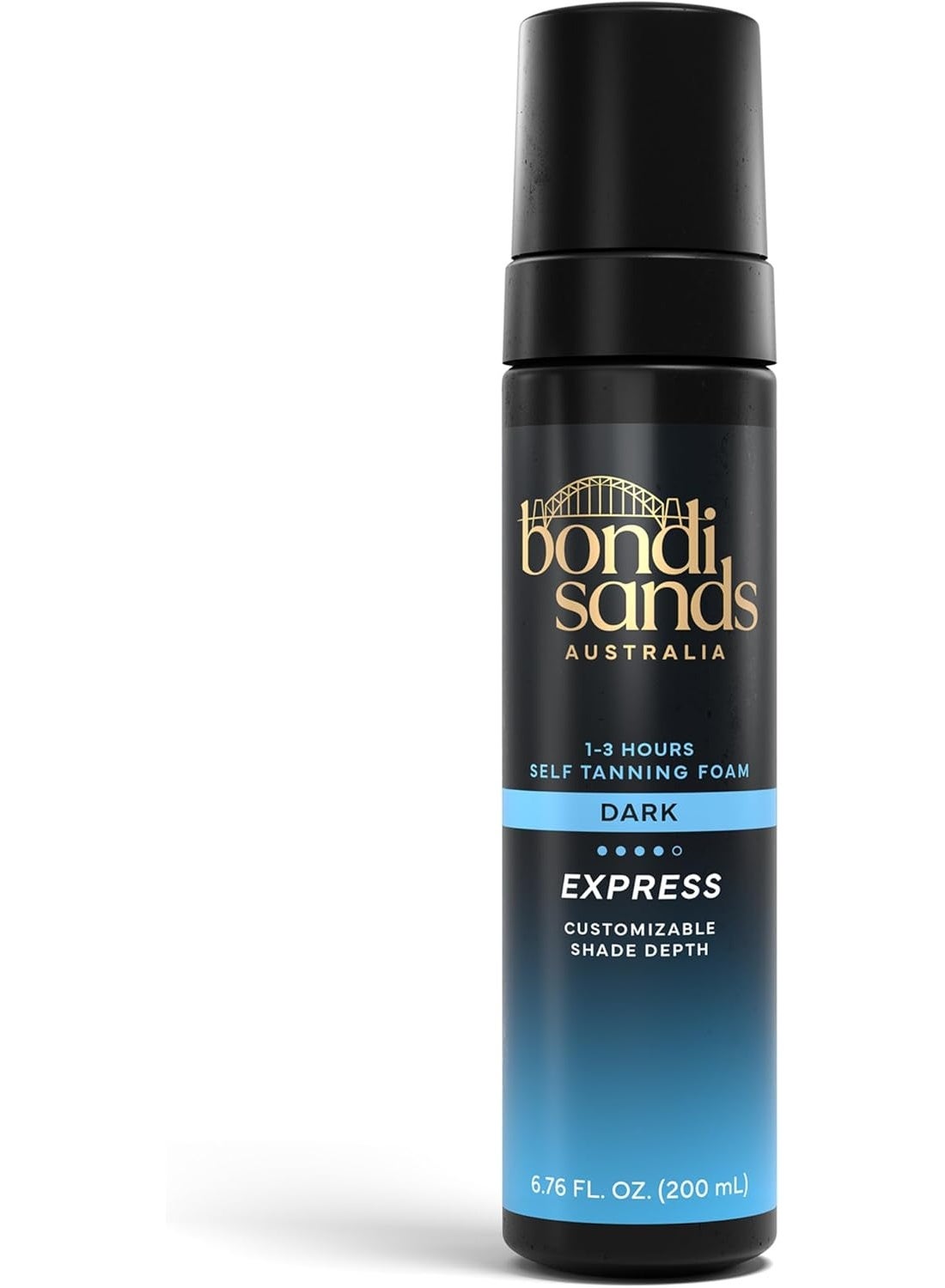 Self Tanning Foam One Hour Express 200ml | Fast-Developing 1 Hour Wash-Off Self Tan Mousse | Customisable Streak-Free Sunless Tanning Foam for Light Medium Dark Results | Vegan Self Tanner