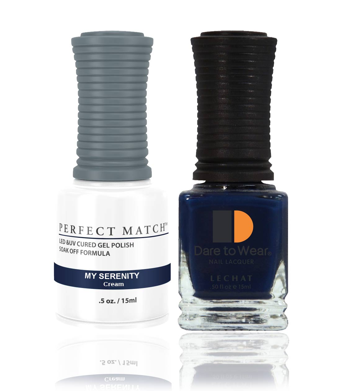 Perfect Match Gel Nail Polish 15ml Soak Off Long Lasting High Shine UV LED Gel Non Toxic Easy Application Wide Color Range for Manicure and Pedicure My Serenity PMS130