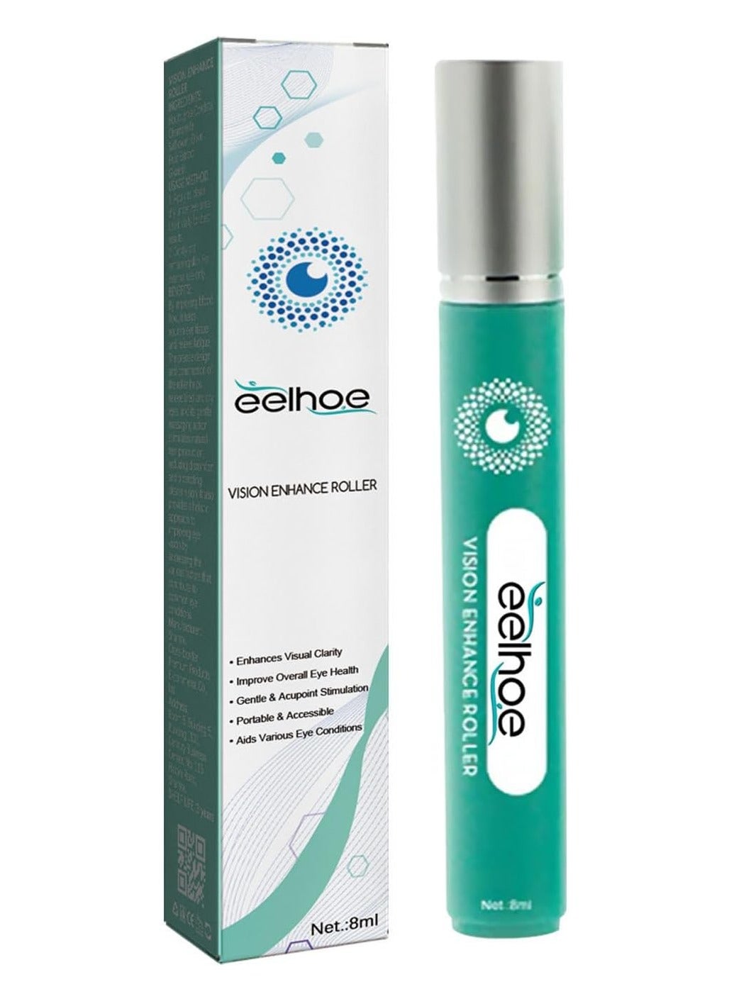 Vision Enhance Roller, Ophthlamed Vision Enhance Roller, Eye Massage Roller, Relieve Eye Strain, Enhances Visual Clarity, Eye Massage to Relieve Fatigue and Improve Vision (1PC)