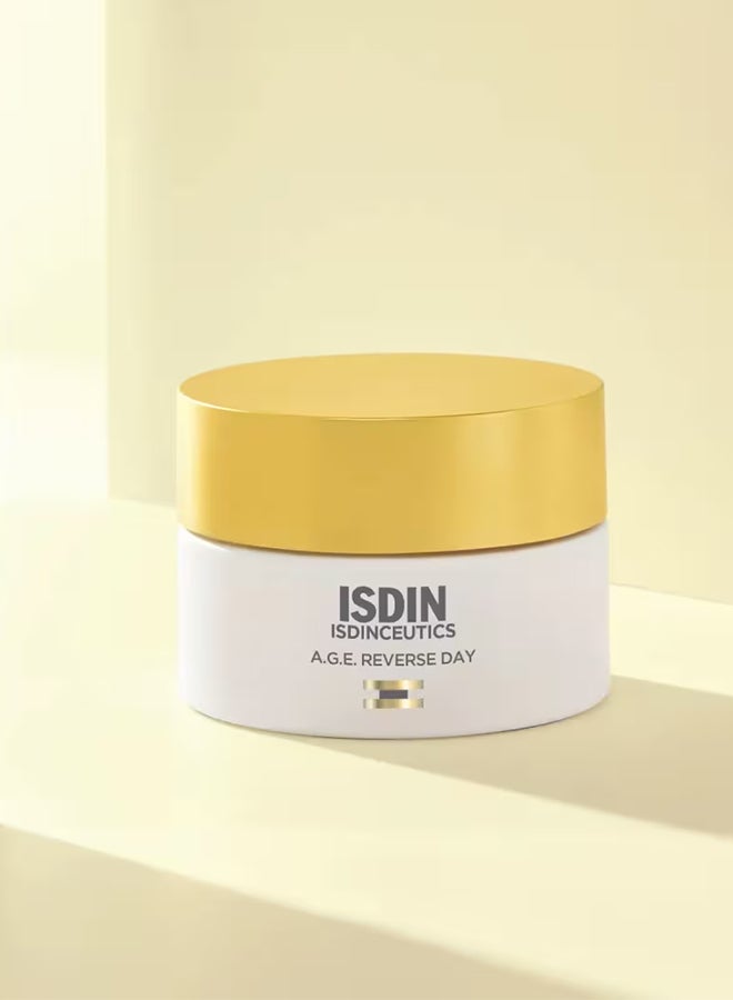 Isdinceutics A.G.E. Reverse Day Cream [50Ml] – Anti-Aging Face Cream With Triple Action: Anti-Pollution, Remodeling, And Anti-Glycation - image 2
