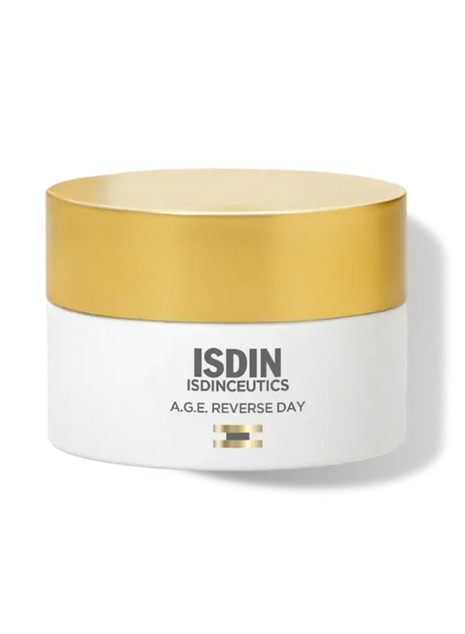 Isdinceutics A.G.E. Reverse Day Cream [50Ml] – Anti-Aging Face Cream With Triple Action: Anti-Pollution, Remodeling, And Anti-Glycation