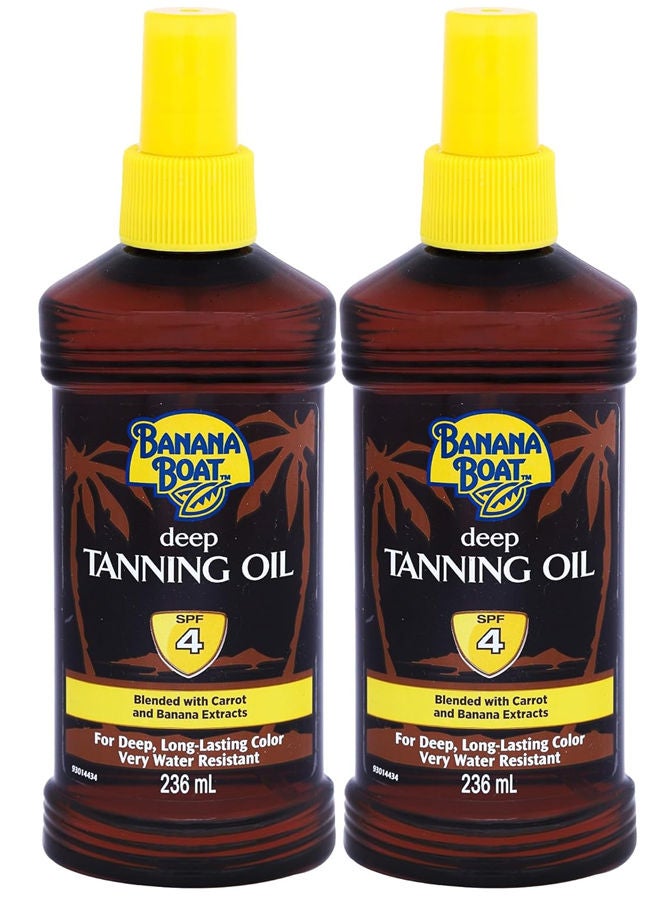 Tanning Oil Spf4 2x236Ml