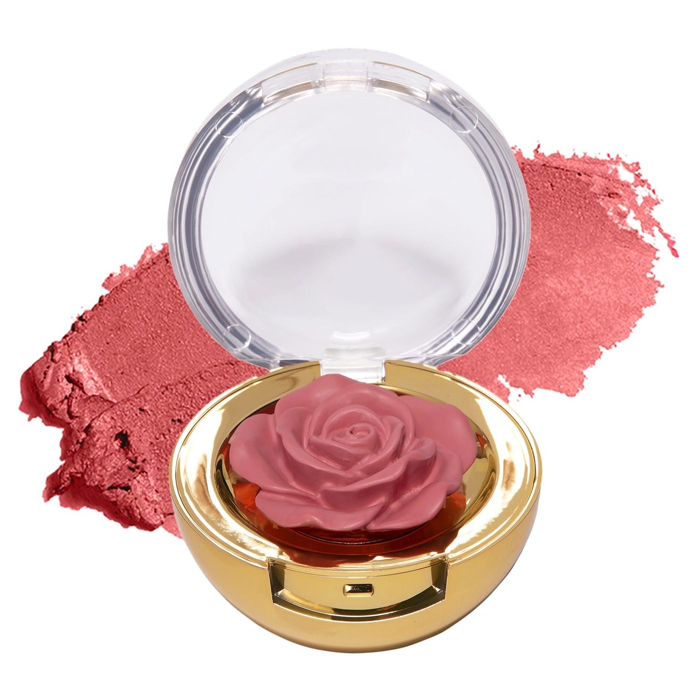 Winky Lux Cheeky Rose Cream Blush â€“ High Pigment, Weightless Color for Cheeks, Effortlessly Blendable Makeup with Vitamin E, Cool Toned Light Pink, Tea Time
