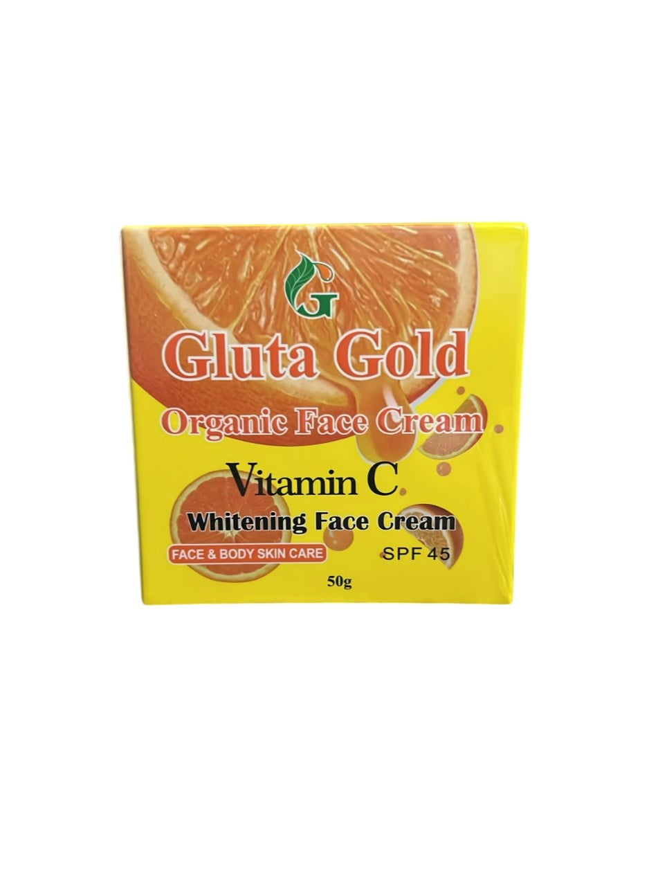 Organic Face Cream Vitamin C Whitening Face Cream Face And Body Skin Care Spf45 50g
