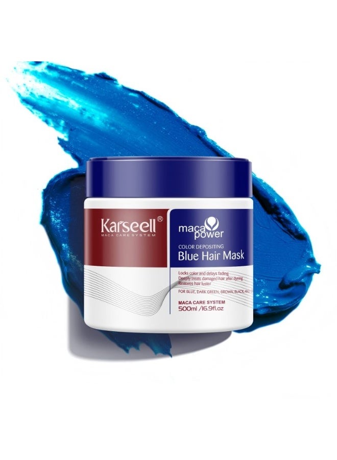 Karseell Blue Hair Color Depositing Mask 500 ml