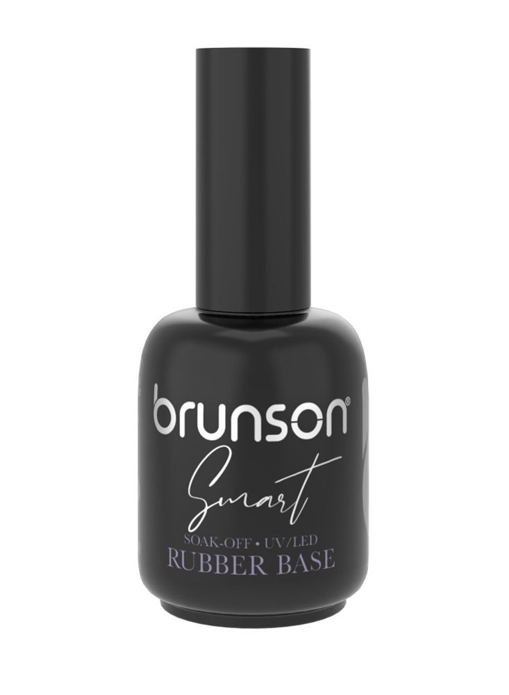 Rubber Base Gel Nail Polish Long Lasting Gel Polish Base for Chip-Free Shine Strengthens French Manicure Rubber Base Coat UV LED Rubber Gel Soak Off Hard Gel Polish for Nail Extension Gel 18ml