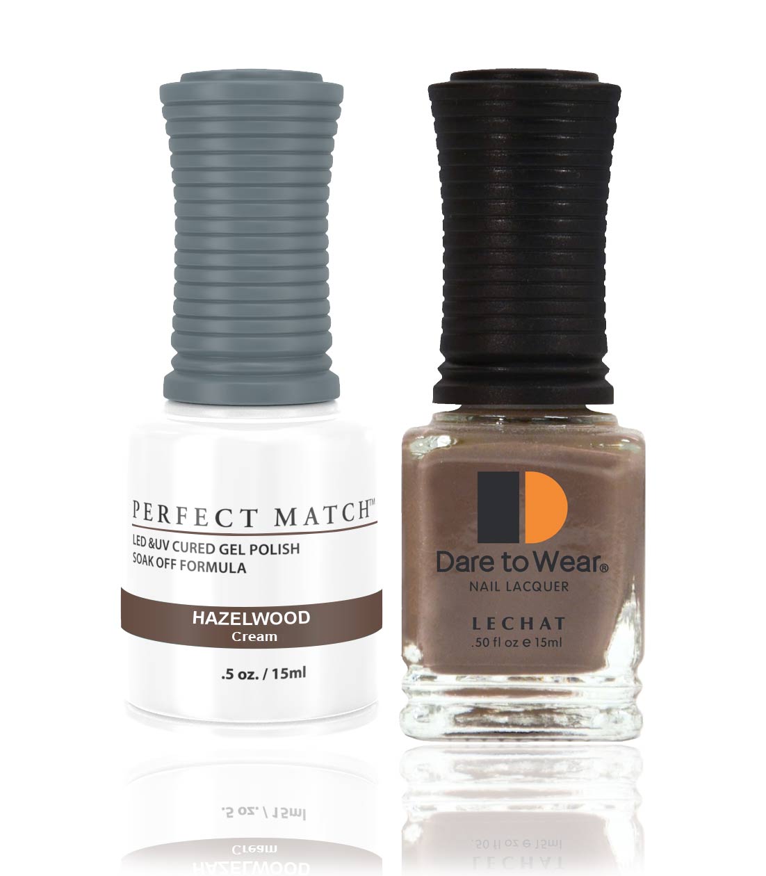 Perfect Match Gel Nail Polish 15ml Soak Off Long Lasting High Shine UV LED Gel Non Toxic Easy Application Wide Color Range for Manicure and Pedicure Hazelwood PMS129