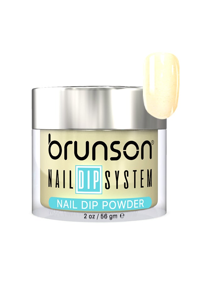 Nail Dip Powder Dip And Buff System Color 56gm, French Nail Art Starter Manicure Salon DIY At Home Odor Free And Long Lasting No Needed Nail Lamp Curing BDK004