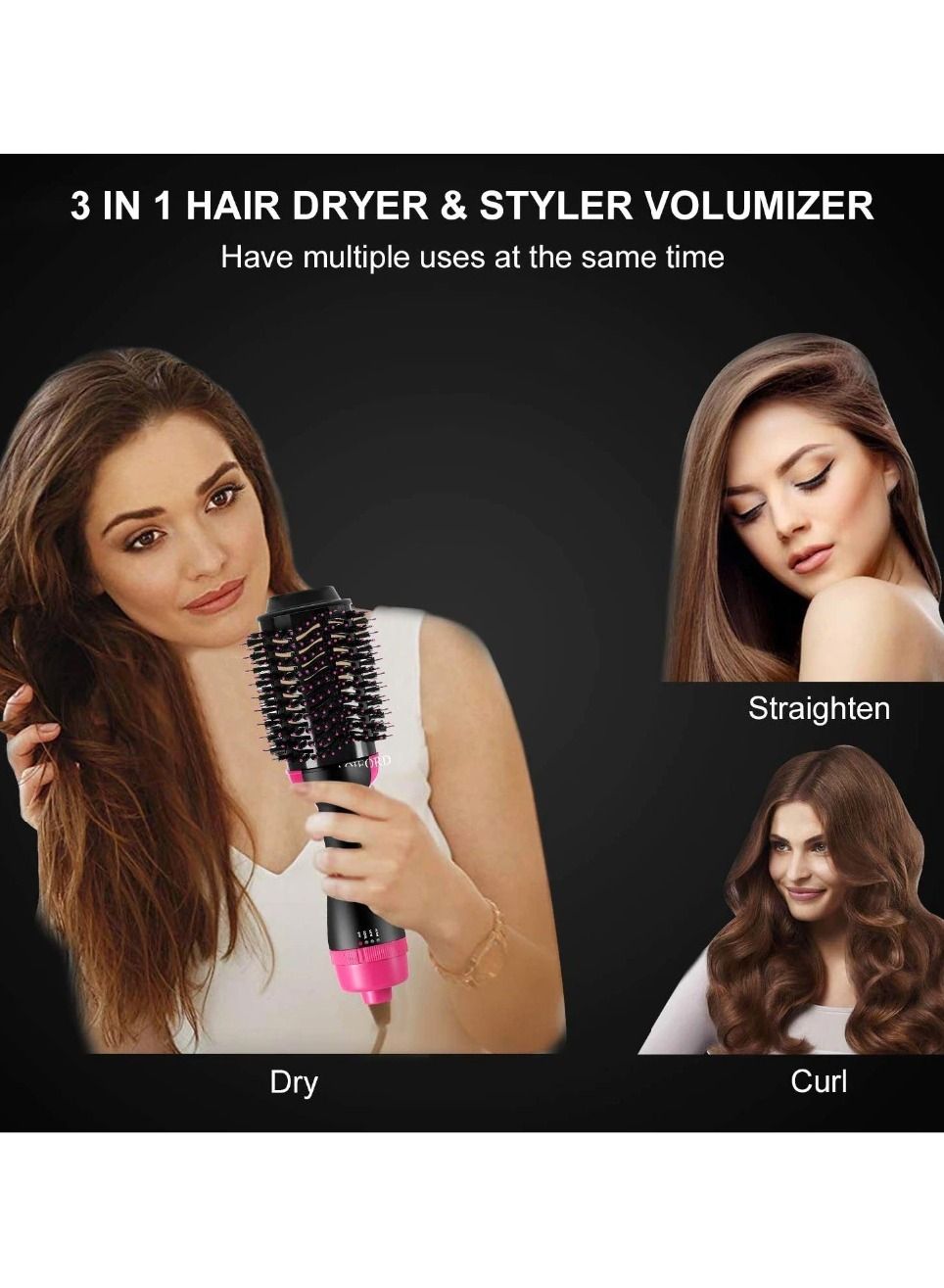 One Step Hair Dryer & Volumizer Styler Hair Dryer Brush Dryer Blow Dryer Comb Salon Hot Air Brush Hair Dryer Blower Brush