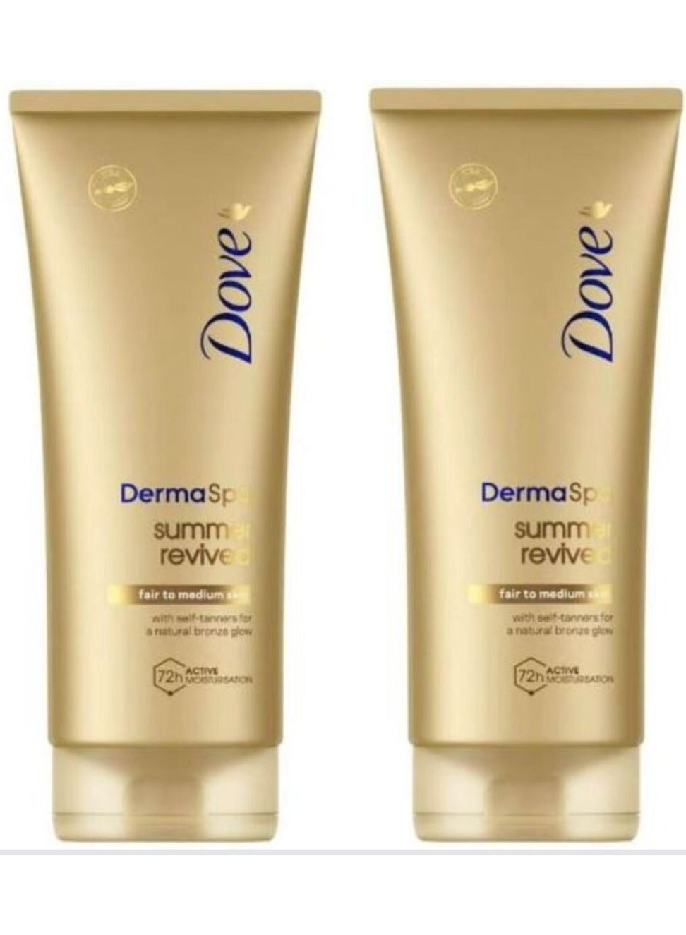 Dove Derma Spa Fair to Medium Summer Revived 200 ml 2PC
