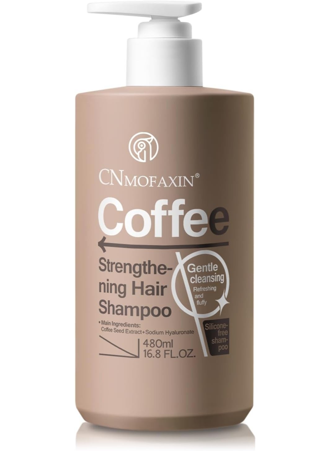 Coffee Strengthening Hair Shampoo (480ml) – Hair Thickening & Growth Formula for Men & Women – Anti Hair Loss, Sulfate-Free, Deep Scalp Cleanse Hair Growth Shampoo, Daily Use