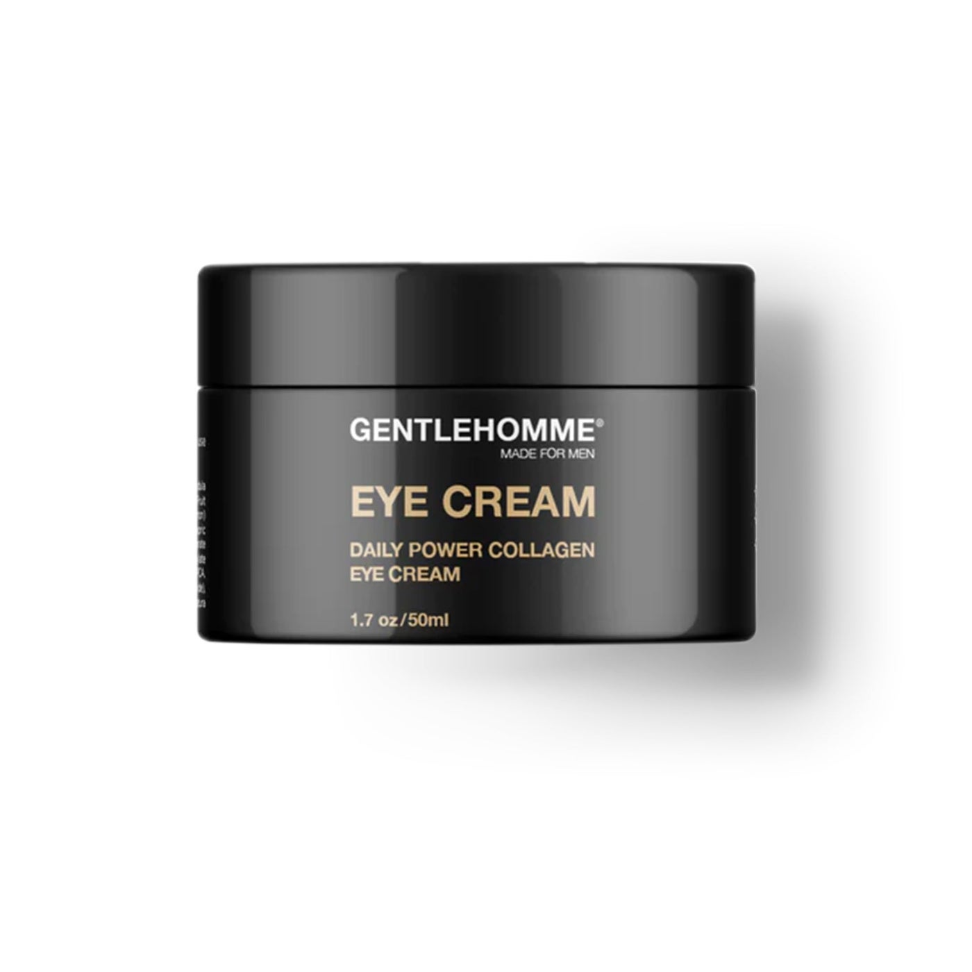 Gentlehomme - Collagen Eye Cream - Menâ€™s Eye Cream - With Collagen, Hyaluronic Acid & Caffeine - Helps Smooth, Restore & Hydrate Under Eyes - For Wrinkles & Dark Circles -All Skin Types -Vegan - 1.7oz