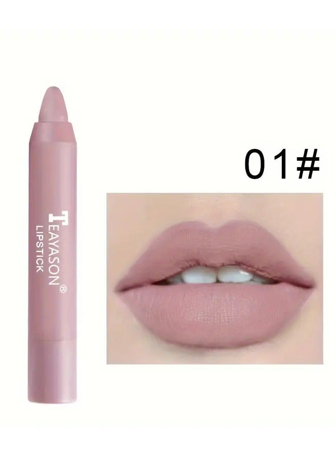 Matte Lipstick Color Rendering Moisturizing Lip Gloss Easy To Color Lip Glaze Rotating Lipstick Pen Valentine's Day Gifts