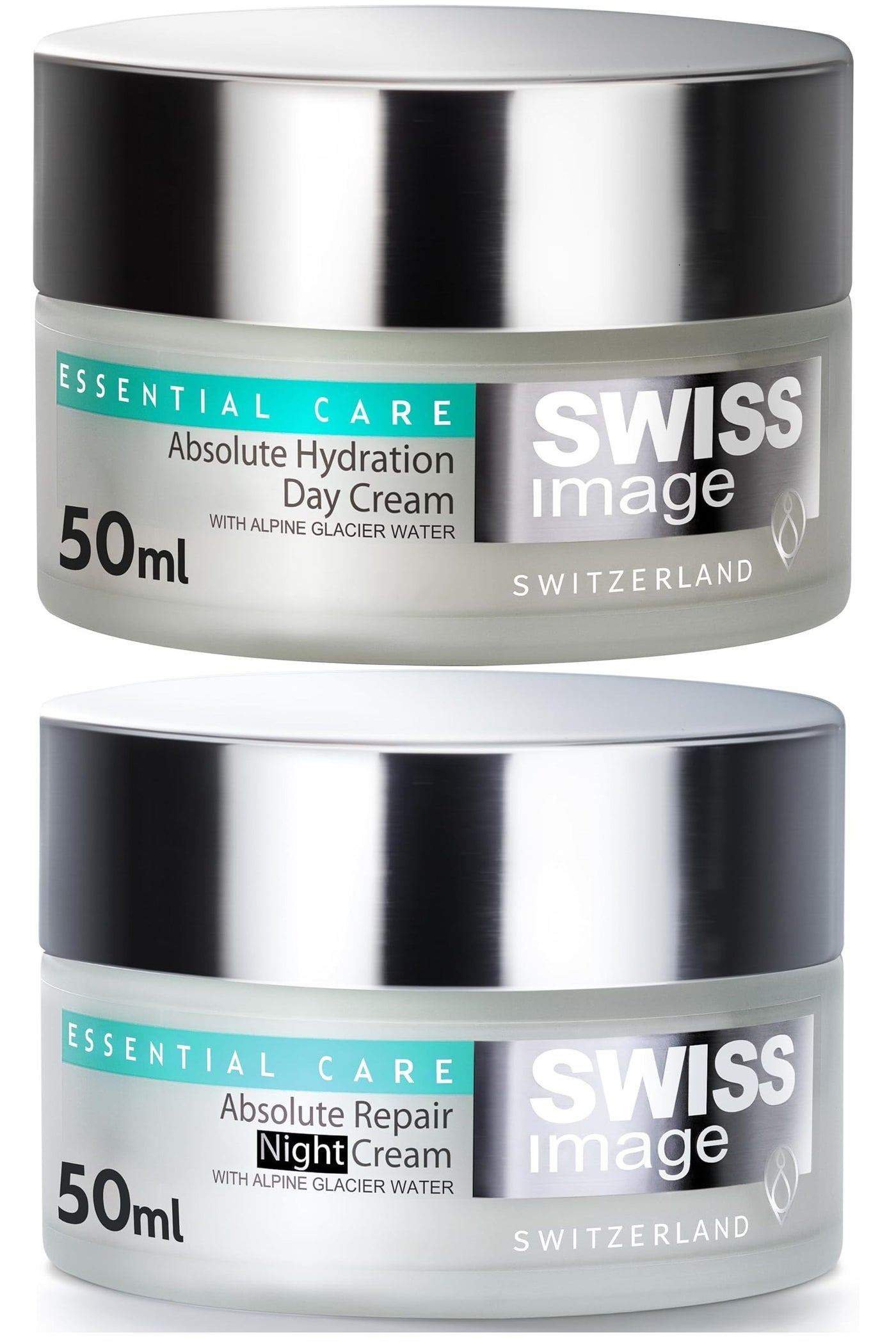 Essential care: Absolute hydration Face Moisturizer Day Cream 50 ml With Absolute Repair Overnight Cream 50 ml  for all Skin Types