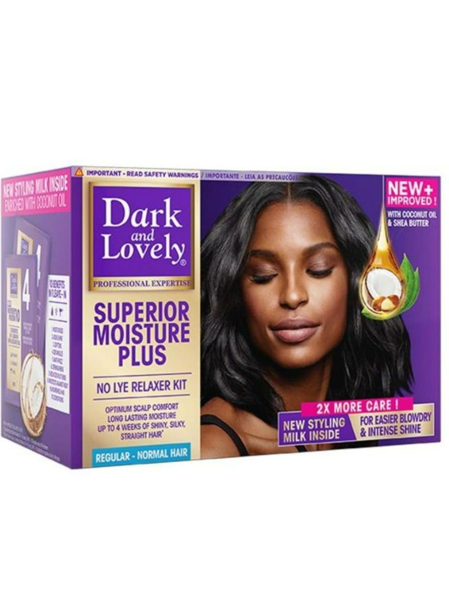 Superior Moisture Plus No Lye Relaxer Kit Regular