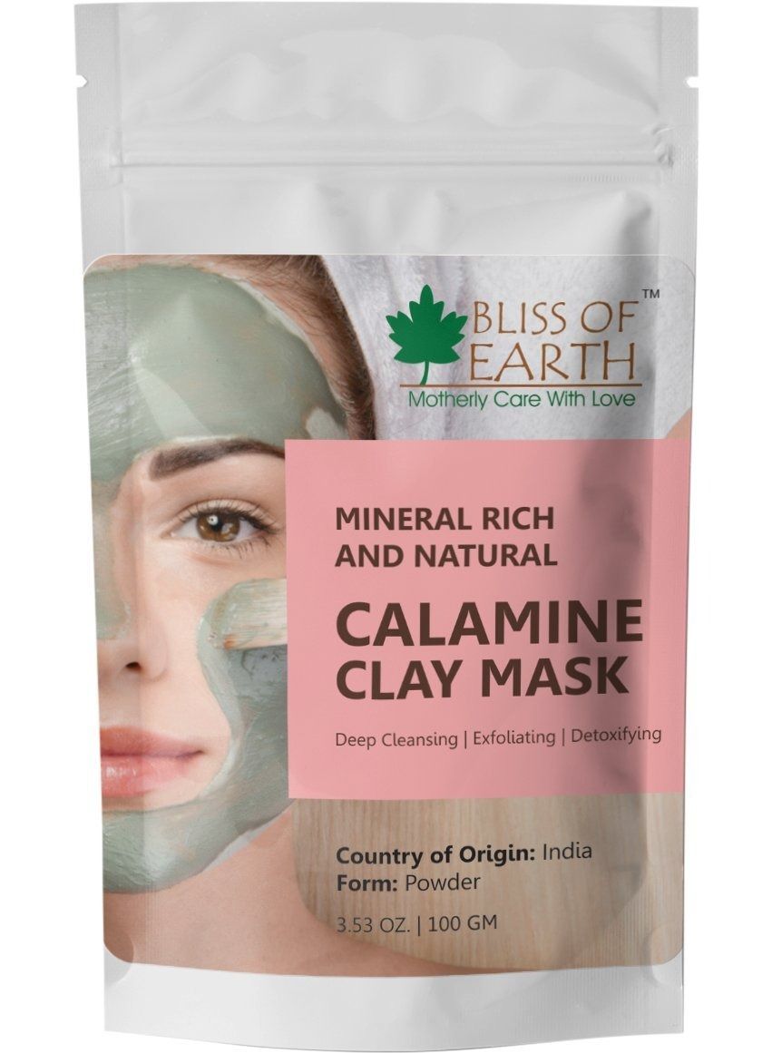 100% Pure Pink Calamine Clay Powder Natural Skin Care face pack