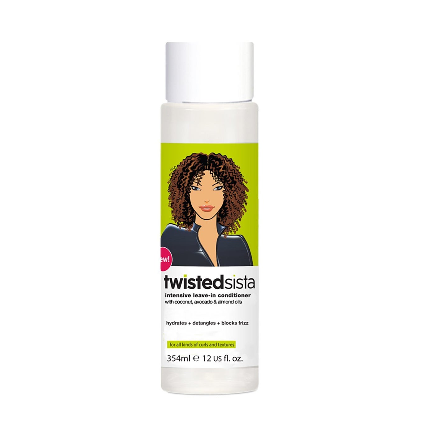 Twisted Sista Intensive Leave-In Conditioner - New Coconut Avocado formula, Coconut, 12 Fl Oz