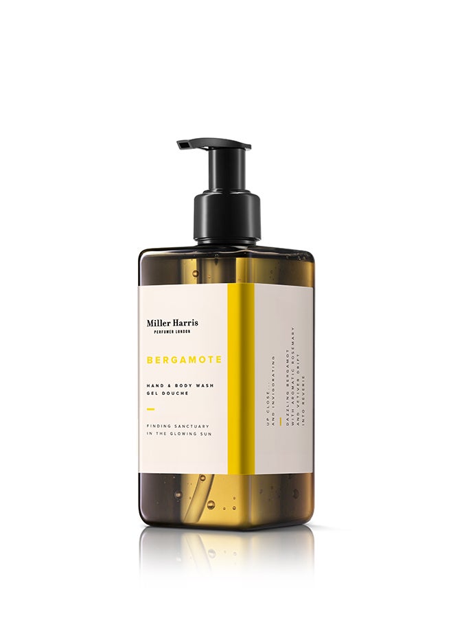 Bergamote Invigorating Fragranced Hand And Body Wash Calabrian Bergamot Rosemary Vetiver Vitamin E Coconut Extract | Vegan 300ml